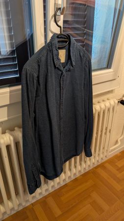 Hemd RVLT - Grösse S blau
