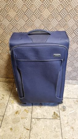 Lila Antler Trolley aus Stoff, leicht 72cm×48cm×30cm