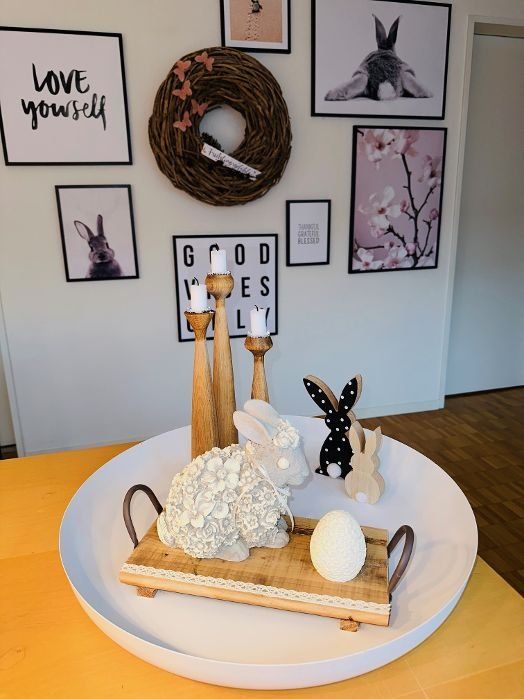 Tutte le decorazioni: Süsse Osterdeko auf Holztablet – Nuovo (secondo la descrizione) da Fällanden venduto da LetiRobi 3