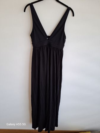Robe longue DnuD Paris noire taille T.1 état neuf plage 