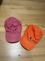 2 Ralph Lauren Caps pink und orange neuwertig