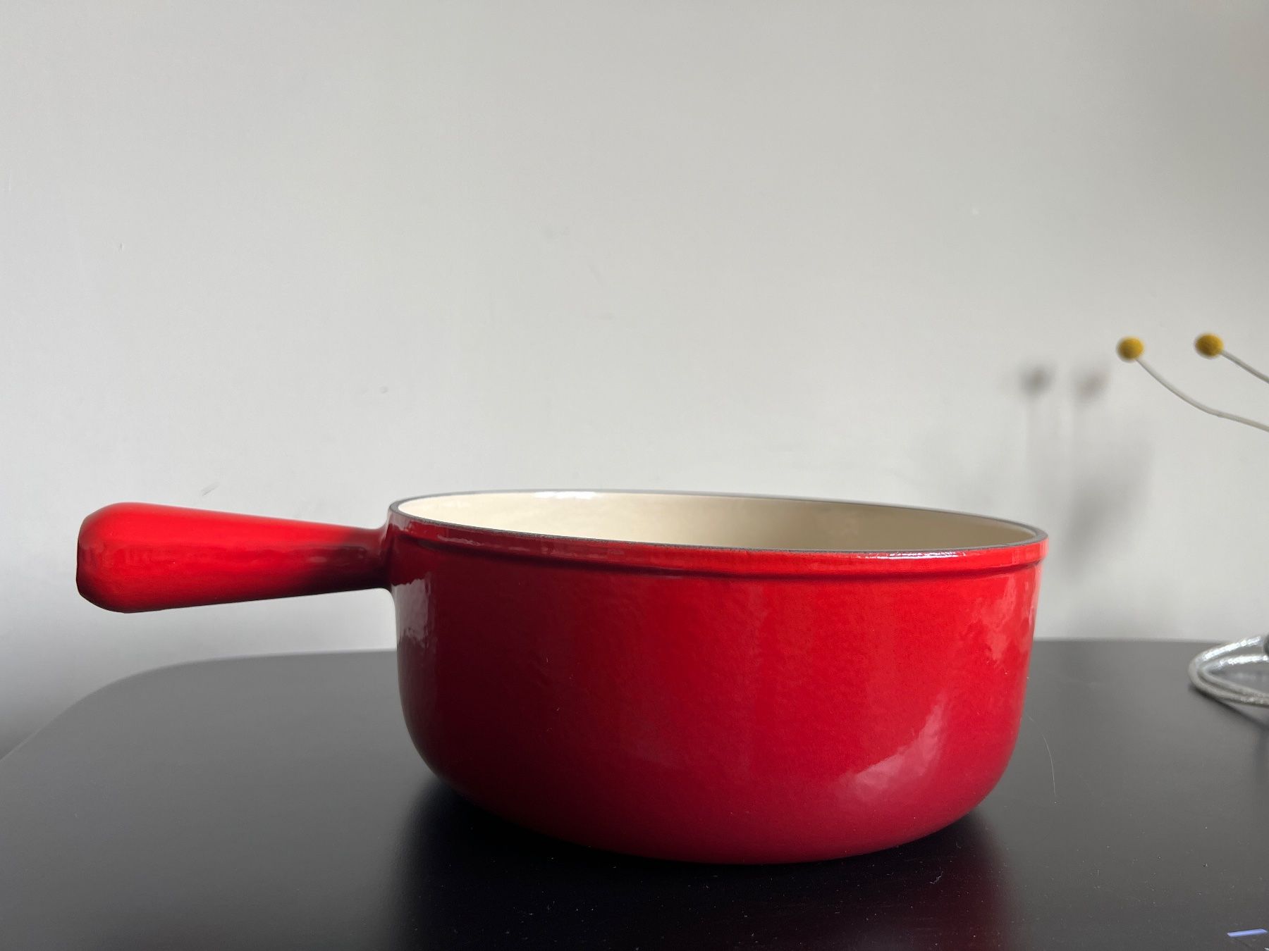 Le Creuset Helle Emaille Angebrannt