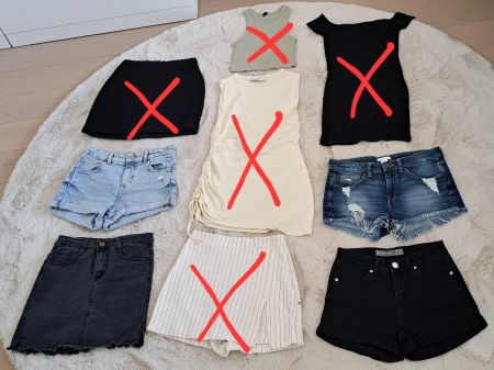 Kleiderpaket Gr. XXS, 4-teilig, alles in top Zustand