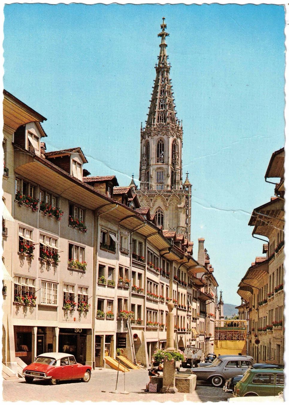 Cartoline postali: BERN - Herrengasse ca. 1965 (BE) – Usato da Oberdorf BL venduto da Hopfehuepfer