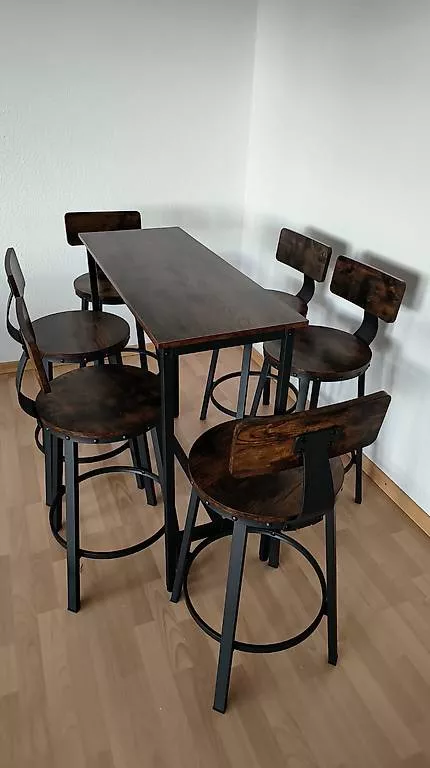 Tischset: Bartisch mit 6 Stühlen – Gebraucht aus Reinach AG von Cristina.81