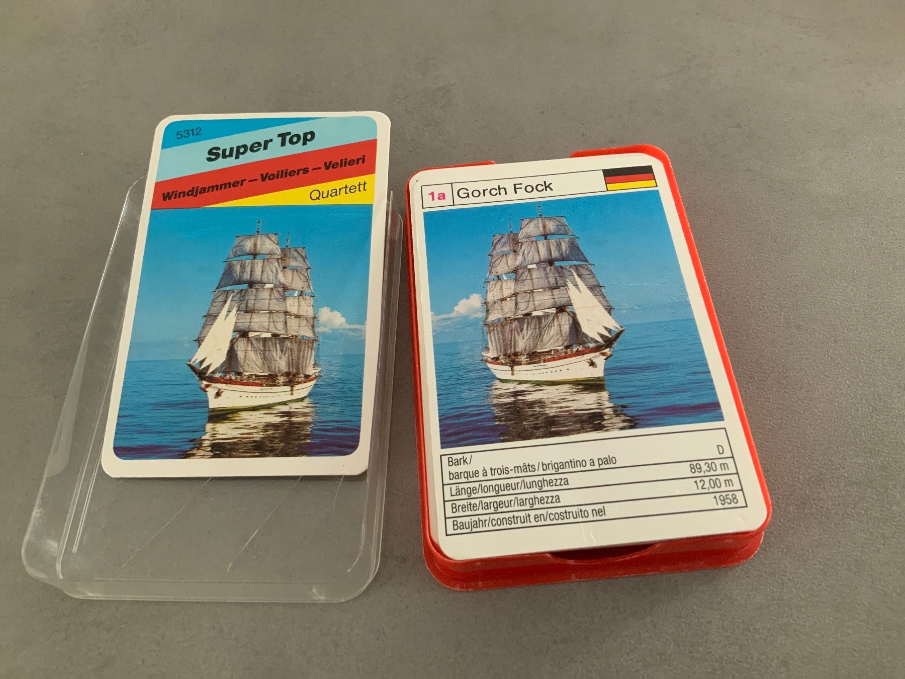 Jeux: Quartett Super Top, Windjammer 5312 – D'occasion à Uster par Macita56 1