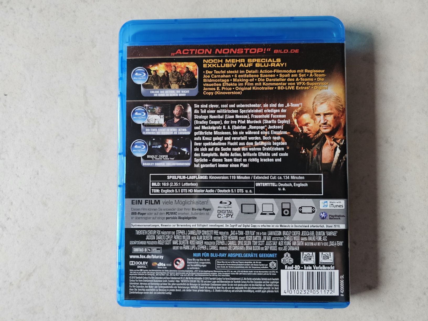 Tutti i DVDs: Das A-Team  -  Der Film  /  Bluray Extended Cut – Usato da Schneisingen venduto da backstore24 1