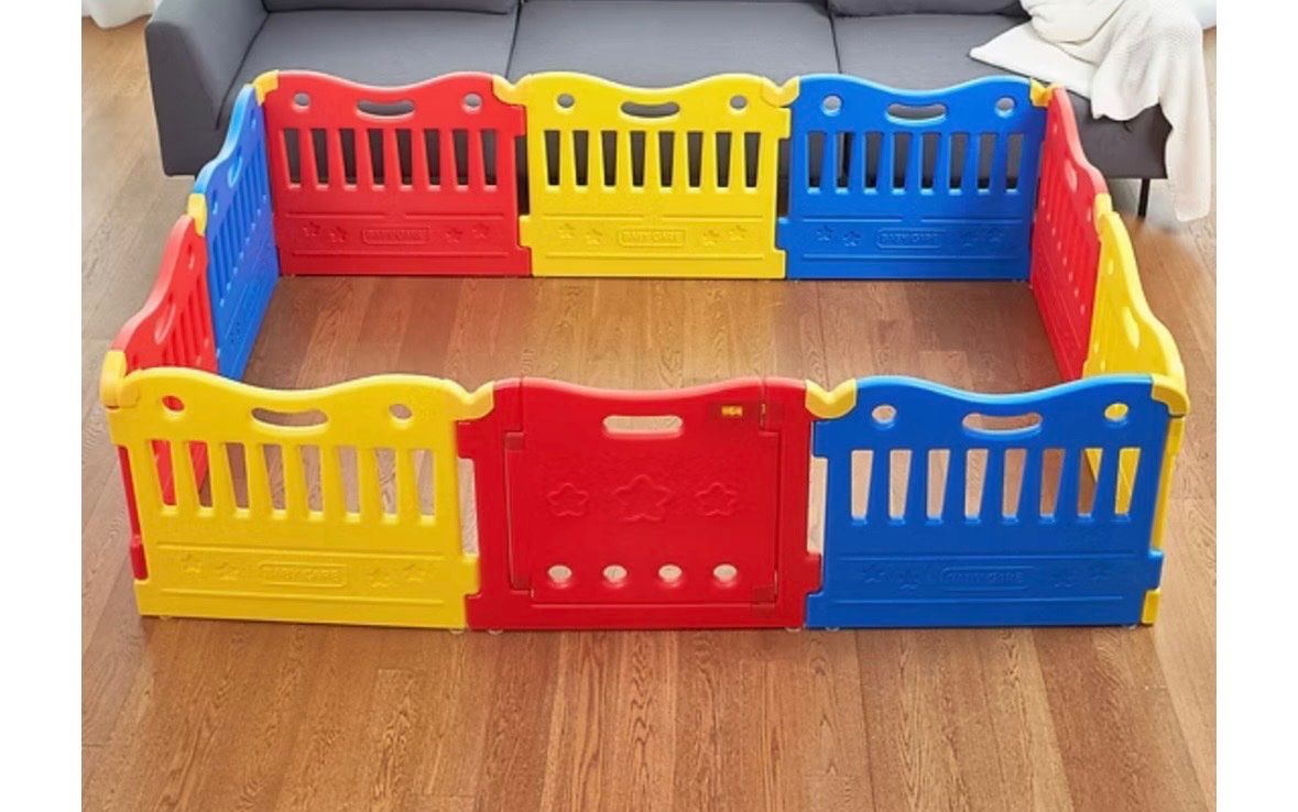 Box & Barriere di sicurezza: Babycare Playpen 10 multi-color panels – Usato da Winterthur venduto da ems_9gwc