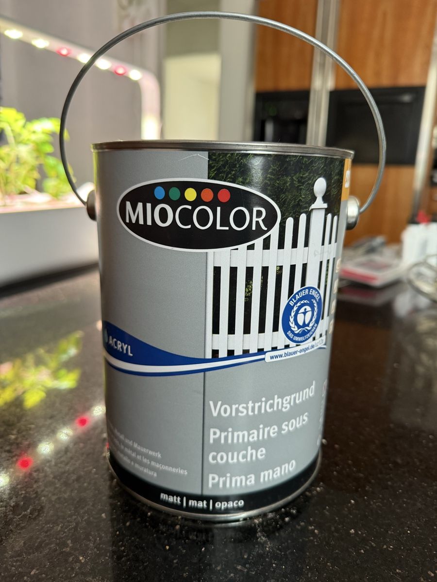 Colori: MIOCOLOR Acryl Vorstrich Weiss, 2.5L, OVP – Nuovo e nell'imballaggio originale da Luzern venduto da Grawp
