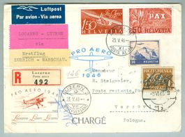 1946 Schweiz Flugpost RF