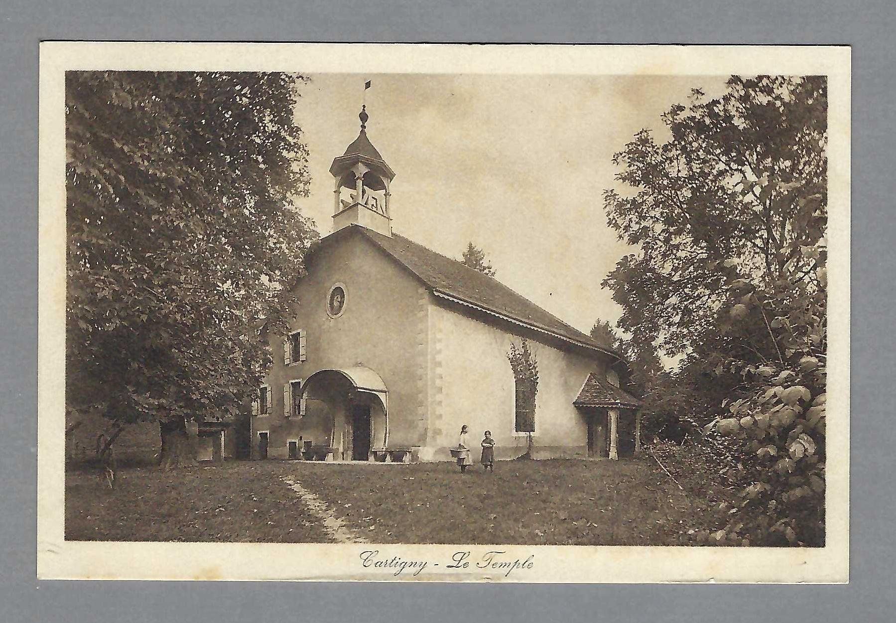 Cartoline postali: CARTIGNY, LE TEMPLE, * – Usato da Pura venduto da ulisse1957