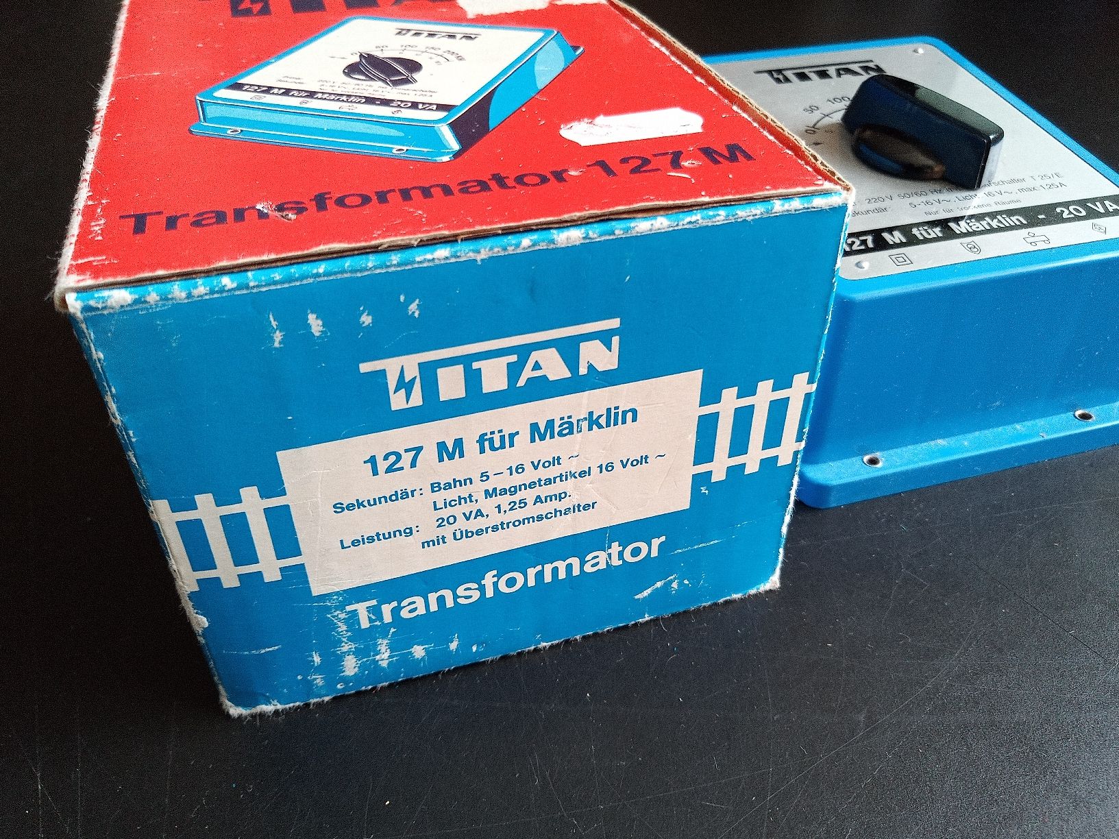Akkus, Ladegeräte & Netzgeräte: TITAN Transformator 127 M für Märklin 20VA  – Gebraucht aus Reiden von Zofi-Brocki 1