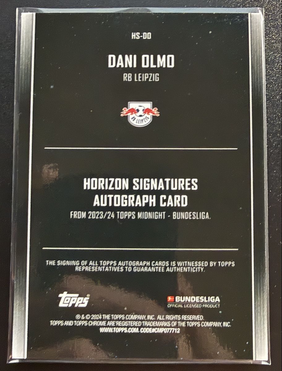 Topps Carte collezionabili: DANI OLMO   AUTO CARD /99 – Usato da Walliswil b.Wangen venduto da Swiss-Trading-Bros 1