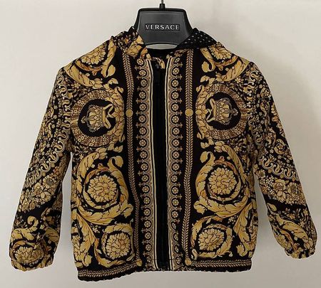 Baby Versace Jacke-Windbreaker mit Kapuze