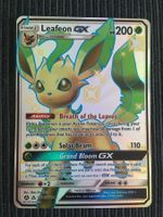 Pokemon Leafeon GX Shiny Hidden Fates Mint