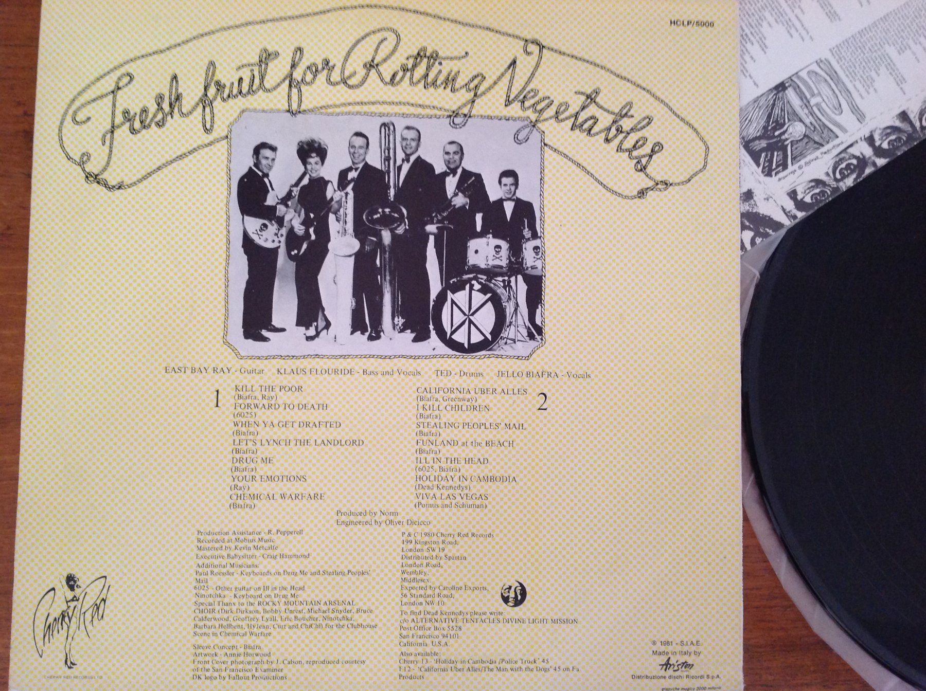 Vinyles: 33 t / LP Vinyle /  Dead Kennedys – D'occasion à Vuiteboeuf par broticaire 3