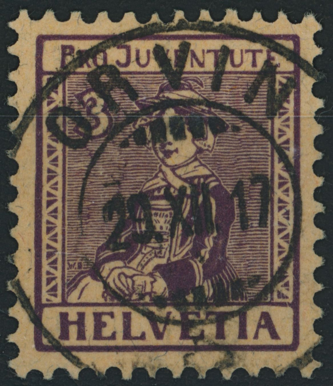 Tutti i francobolli: BE Orvin - Pro Juventute - Voll Stempel – Usato da Schindellegi venduto da leecollect