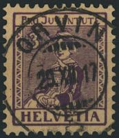 BE Orvin - Pro Juventute - Voll Stempel