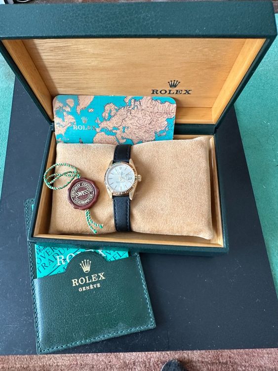 Rolex Orologi: ROLEX DateJust Lady 18k Gold 26mm Automatic Originál – Usato da Bern venduto da a3773