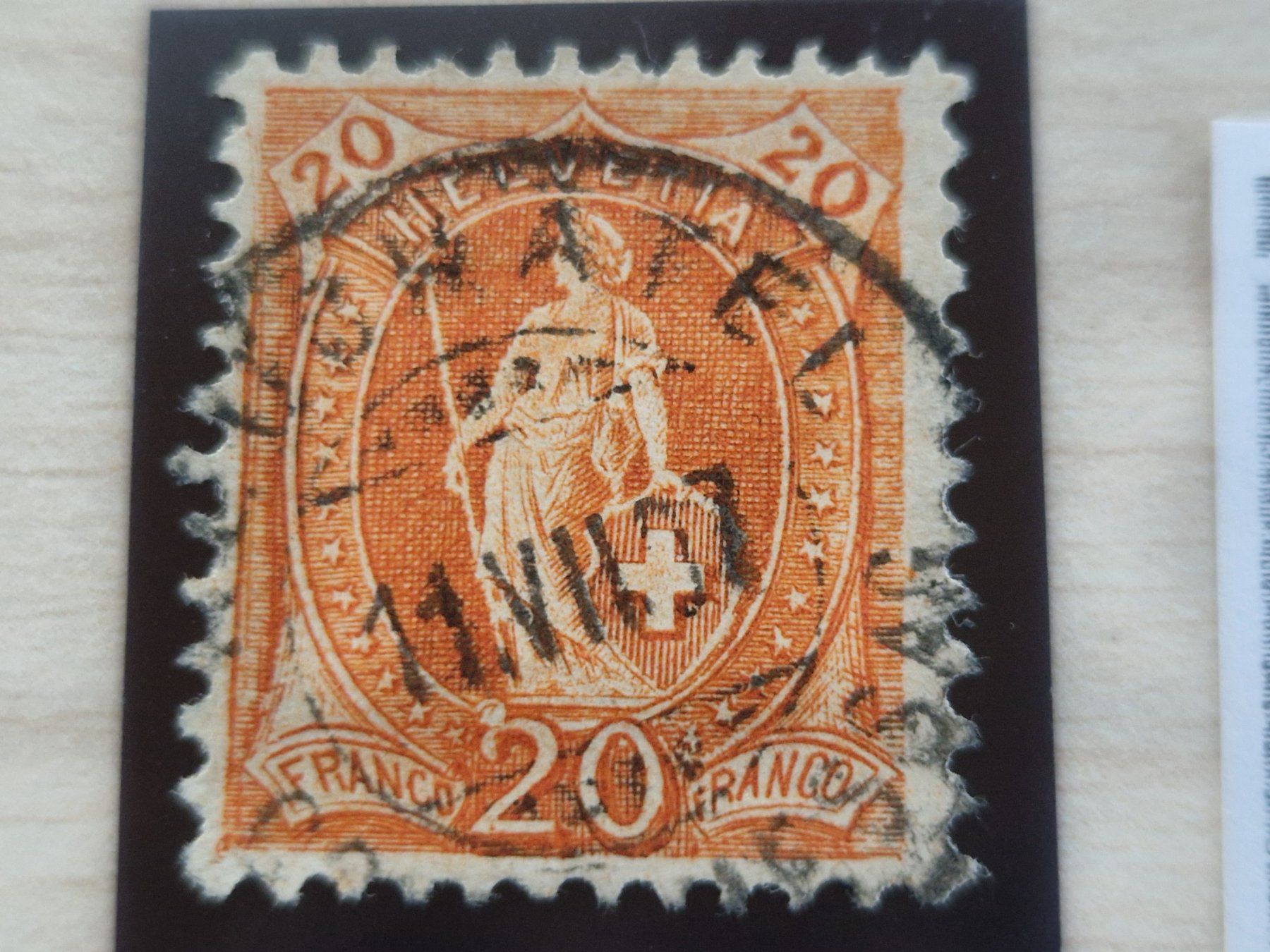 Tutti i francobolli: Stehende 86Ac, signiert, Plattenfehler " PERLE " ab 1.- – Usato da Burgdorf venduto da Glossy01 1