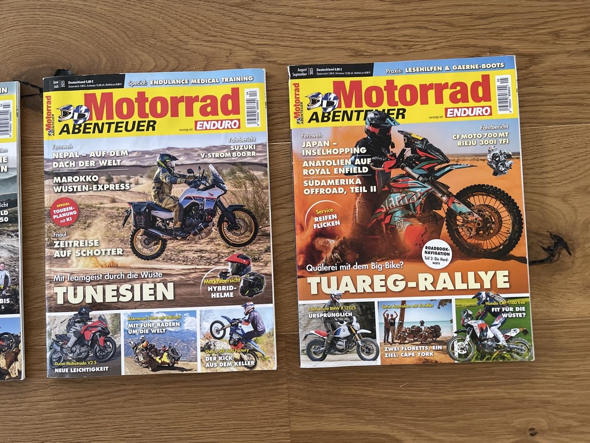 Zeitschriften & Magazine: Motorrad Adventure: 4 Zeitschriften! – Gebraucht aus Stans von lion85 2