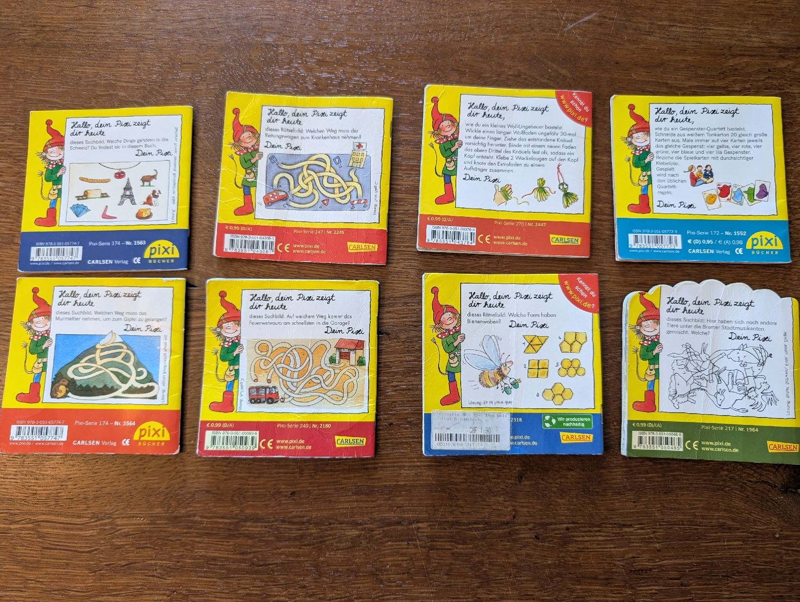 Bücher: 8 Pixi Buecher Kinderbucher Konvolut – Gebraucht aus Bern von Zorro333 1