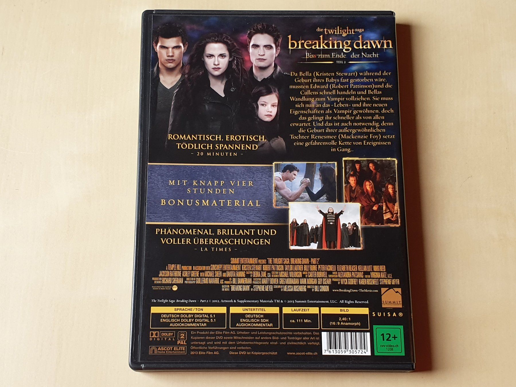 Alle DVDs: Breaking Dawn 2 Disc Deluxe Fan Edition – Gebraucht aus Stansstad von collectorsshop 1