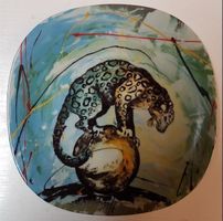 Rolf Knie Sammelteller "Leopard"
