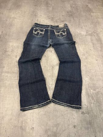Vintage Miss Me Style Bootcut Low Waist Jeans (L)