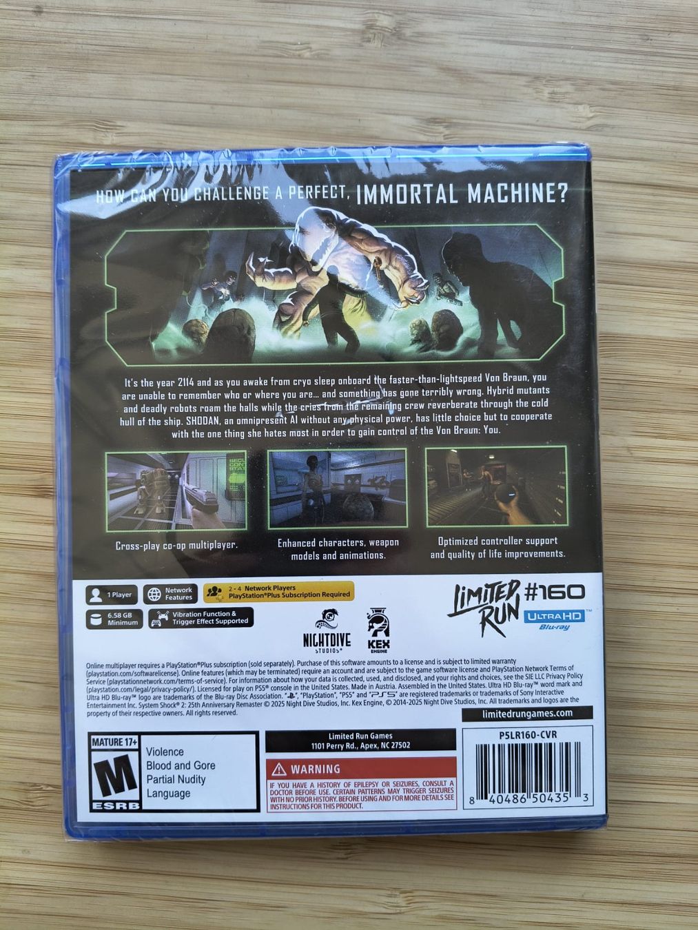 Giochi: System Shock 2: 25th Anniversary Remaster Sealed (PS 5) – Nuovo e nell'imballaggio originale da Riedholz venduto da ste_96cd 1