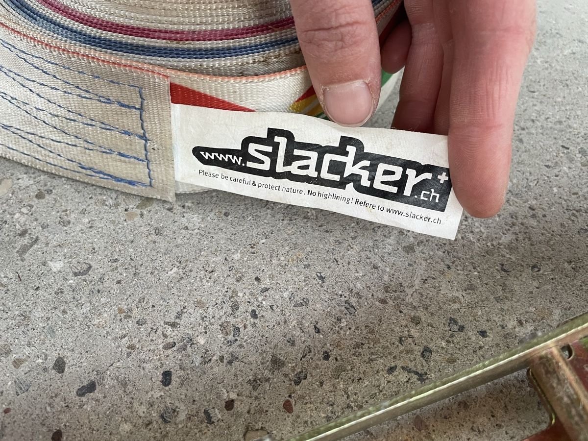 Slackline: Slackline Set Slacker.ch mit Baumschutz – Usato da Urdorf venduto da lyl_889t 3