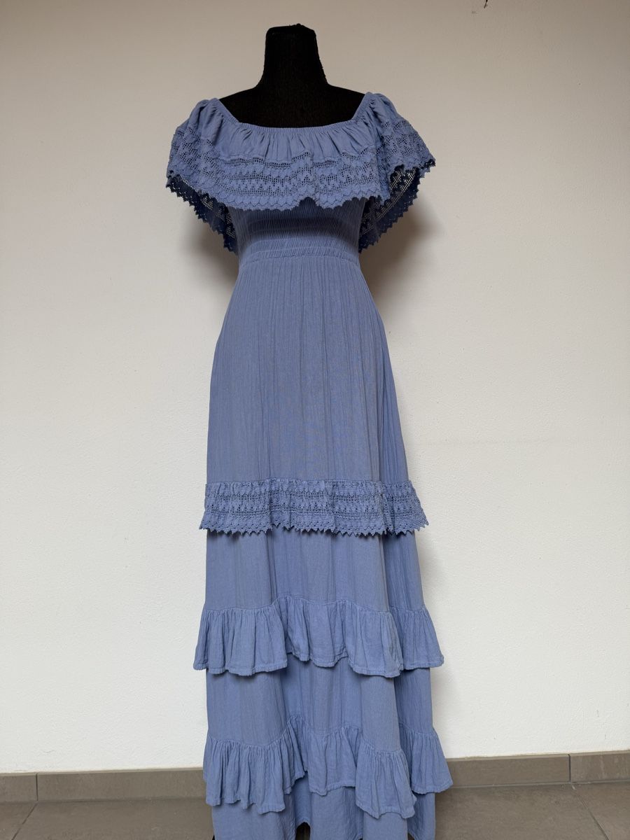 Kleider: Boho Carmenmaxikleid – Neu und originalverpackt aus Sigriswil von ck56
