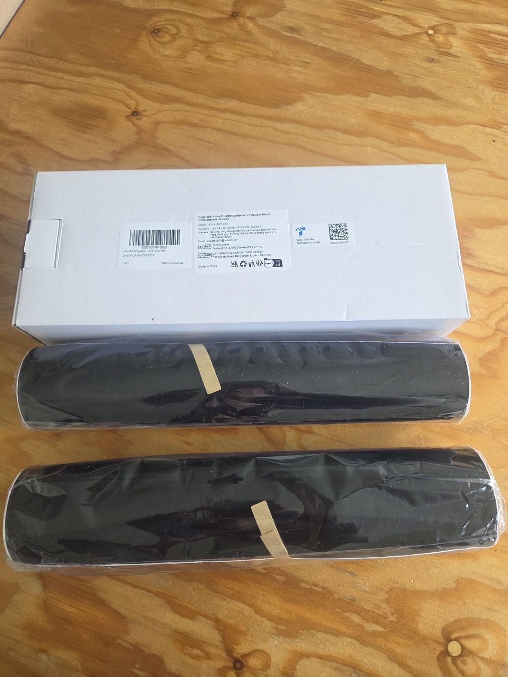 Fogli trasparenti: Schwarze Vinylfolie Selbstklebend Plotterfolie, Neu! – Nuovo e nell'imballaggio originale da Allschwil venduto da Zora_26
