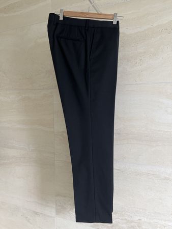 Herren Business Hose Gr. 50 Schwarz (Körper gr. 178)