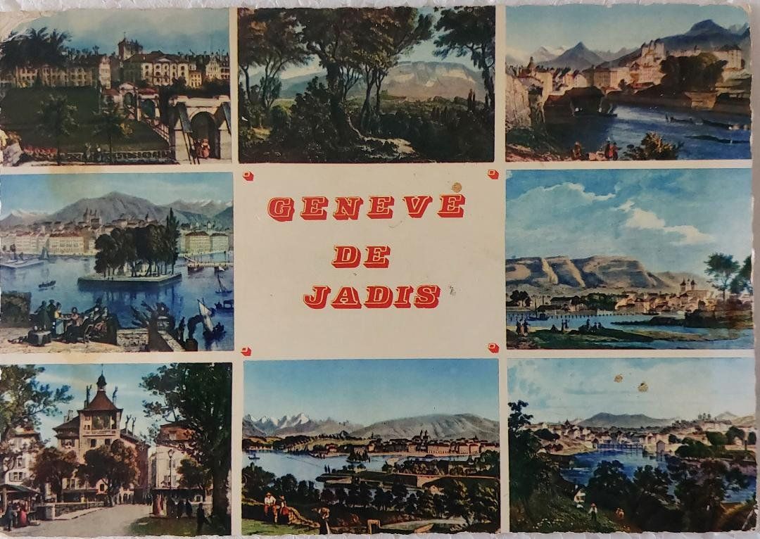 Ansichtskarten: GENÈVE  de JADIS – Gebraucht aus Delémont von Domdom1