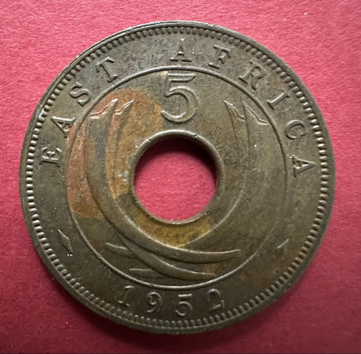 Tutti le monete: 1951/1952 OSTAFRIKA 1 Shilling, 10 und 5 Cents – Usato da Watt venduto da Coins13 5