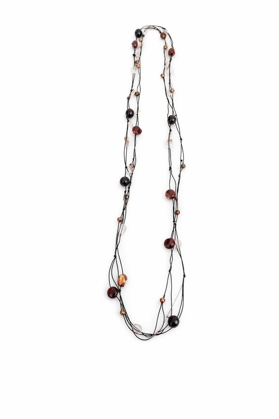 Ketten: Lange braune Kette Perlen – Neu (gemäss Beschreibung) aus Fully von VaneaSelection 3
