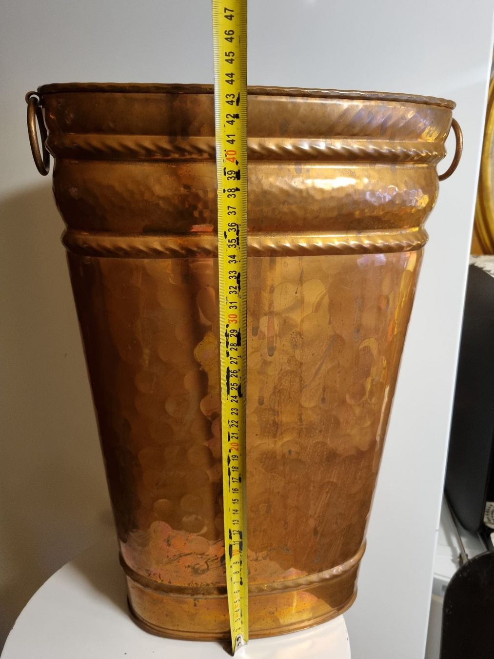 Altri mobili per ufficio: Kupfer-Schirmständer oval, Vintage, ca. 1970 – Usato da Scharnachtal venduto da devin03 3