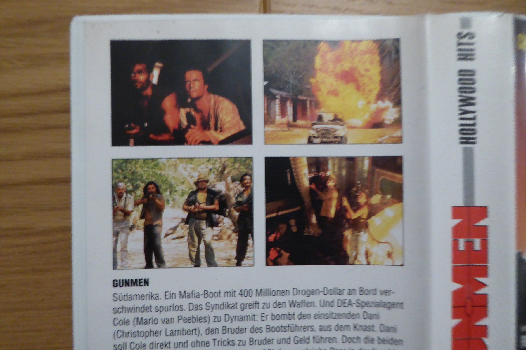 Tutti i VHS: VHS Gunman mit Backup DVD Christopher Lambert – Usato da Allschwil venduto da Summelsarium 2
