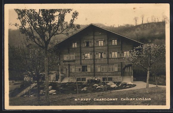 Cartes postales: AK Chardonne, Hotel Châlet l'Oasis – D'occasion à Berlin par bartko-reher