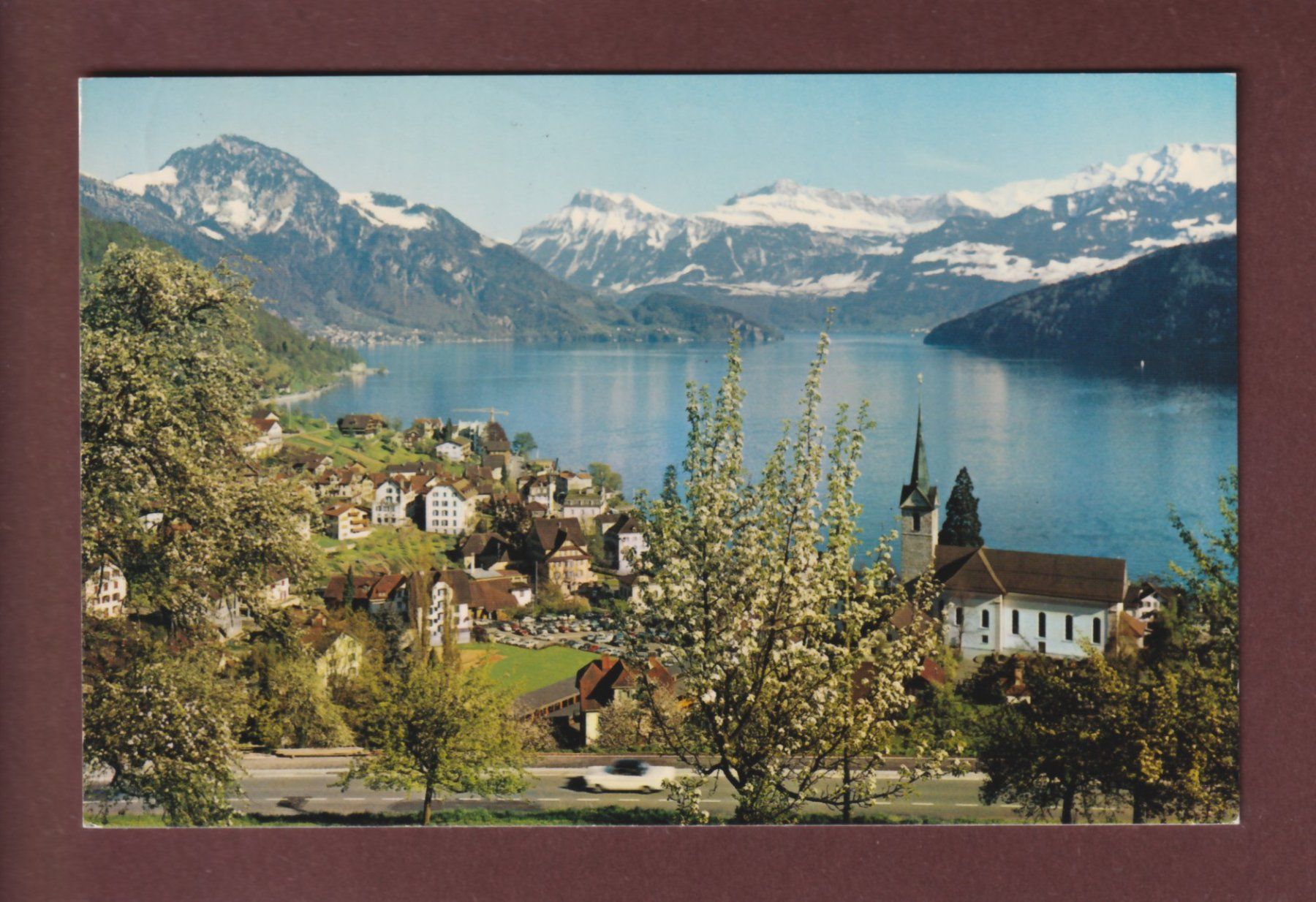 Ansichtskarten: WEGGIS - Pilatus - 1975 – Gebraucht aus Pully von nicecards-shop