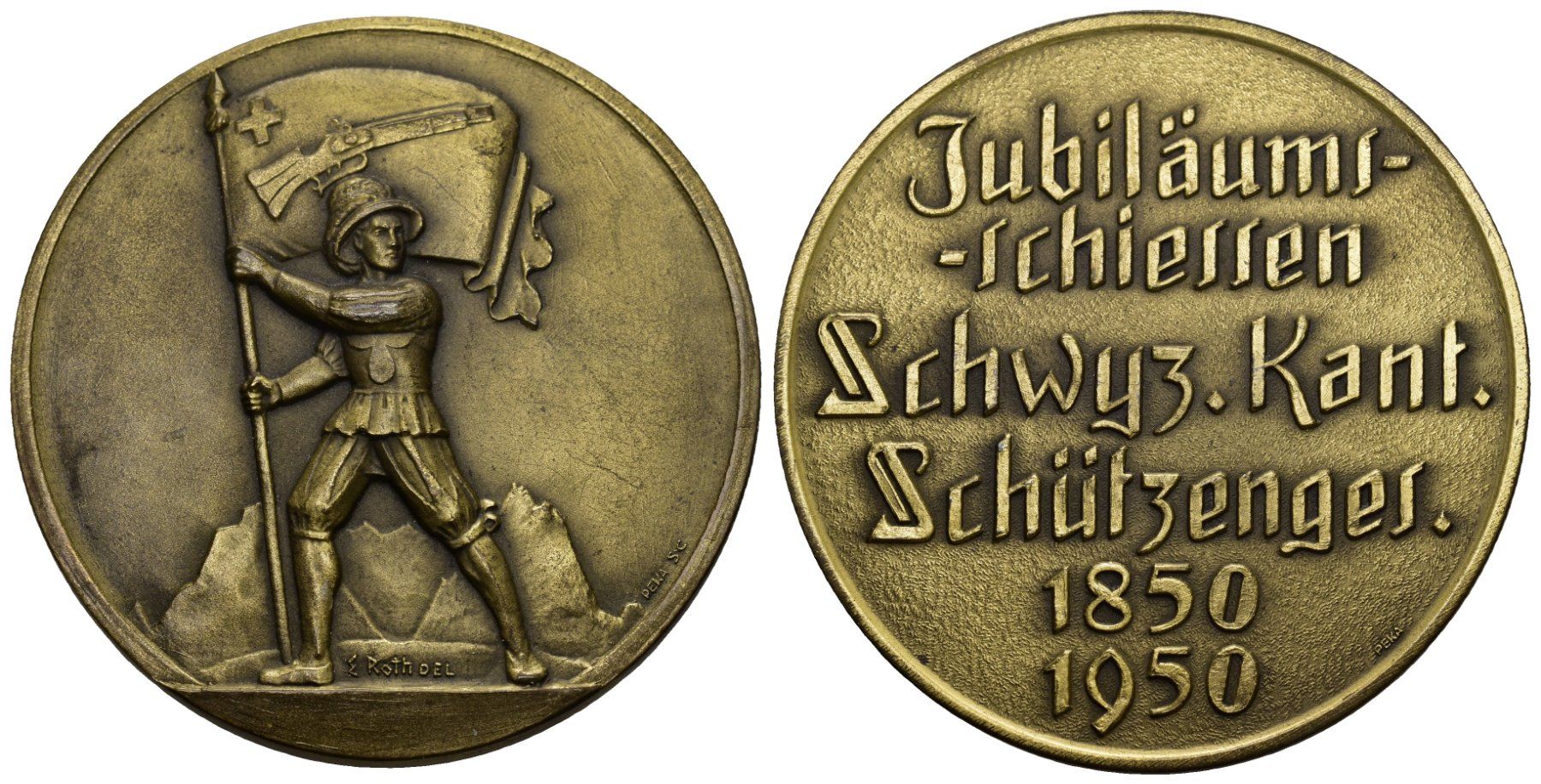 Medaglie: Schwyz 1950 – Usato da Bern venduto da numismatictops