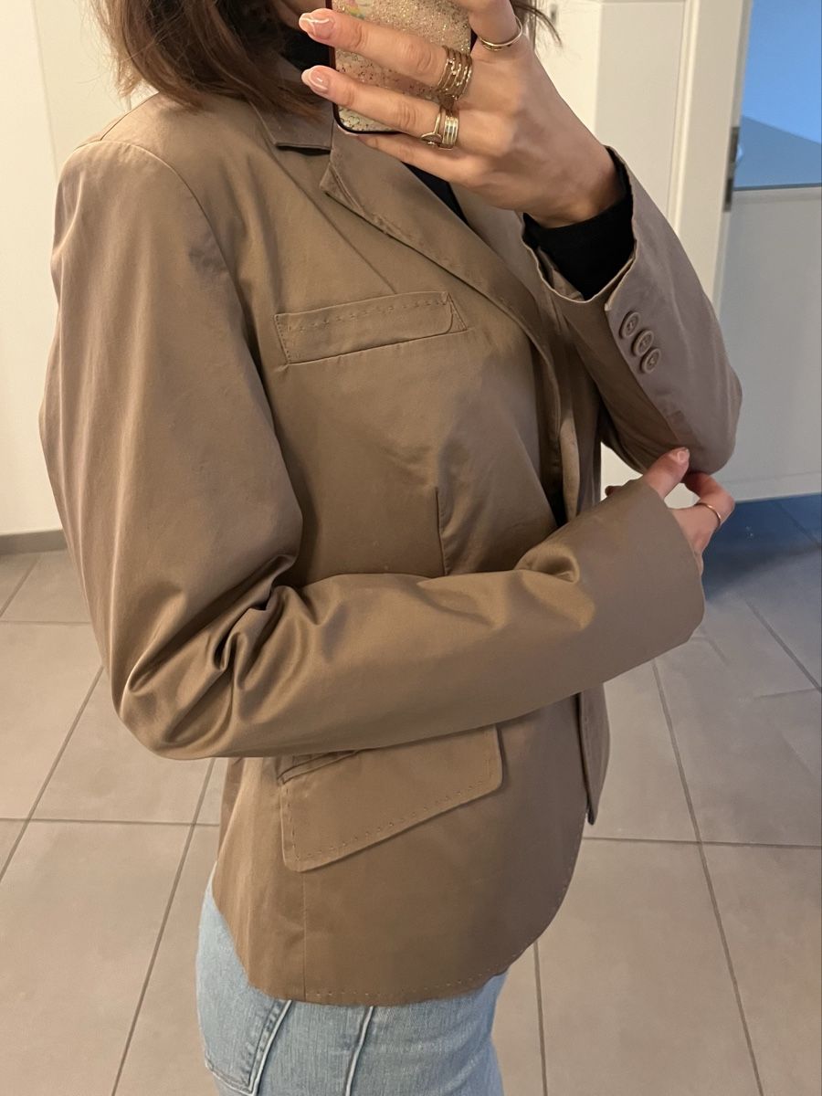 C&A Giacche: Blazer en coton beige taille S/M de C&A – Nuovo (secondo la descrizione) da Aigle venduto da sow_m7gm 3