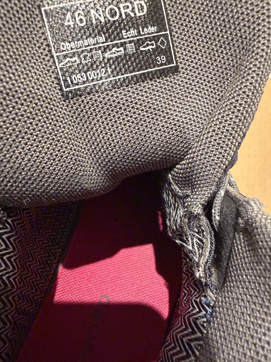 46 Nord Scarpe per ragazze: Wanderschuhe 46 Nord grau pink – Usato da Herrliberg venduto da Mena013 5