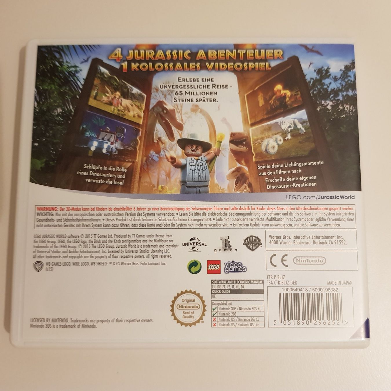Nintendo Giochi: Lego Jurassic World /3DS – Usato da Münchenstein venduto da 2DGames 1
