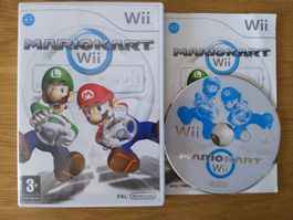 Videospiel Mario Kart Wii für Nintendo Wii mit Hülle