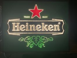 Heineken vintage Leuchte Schild