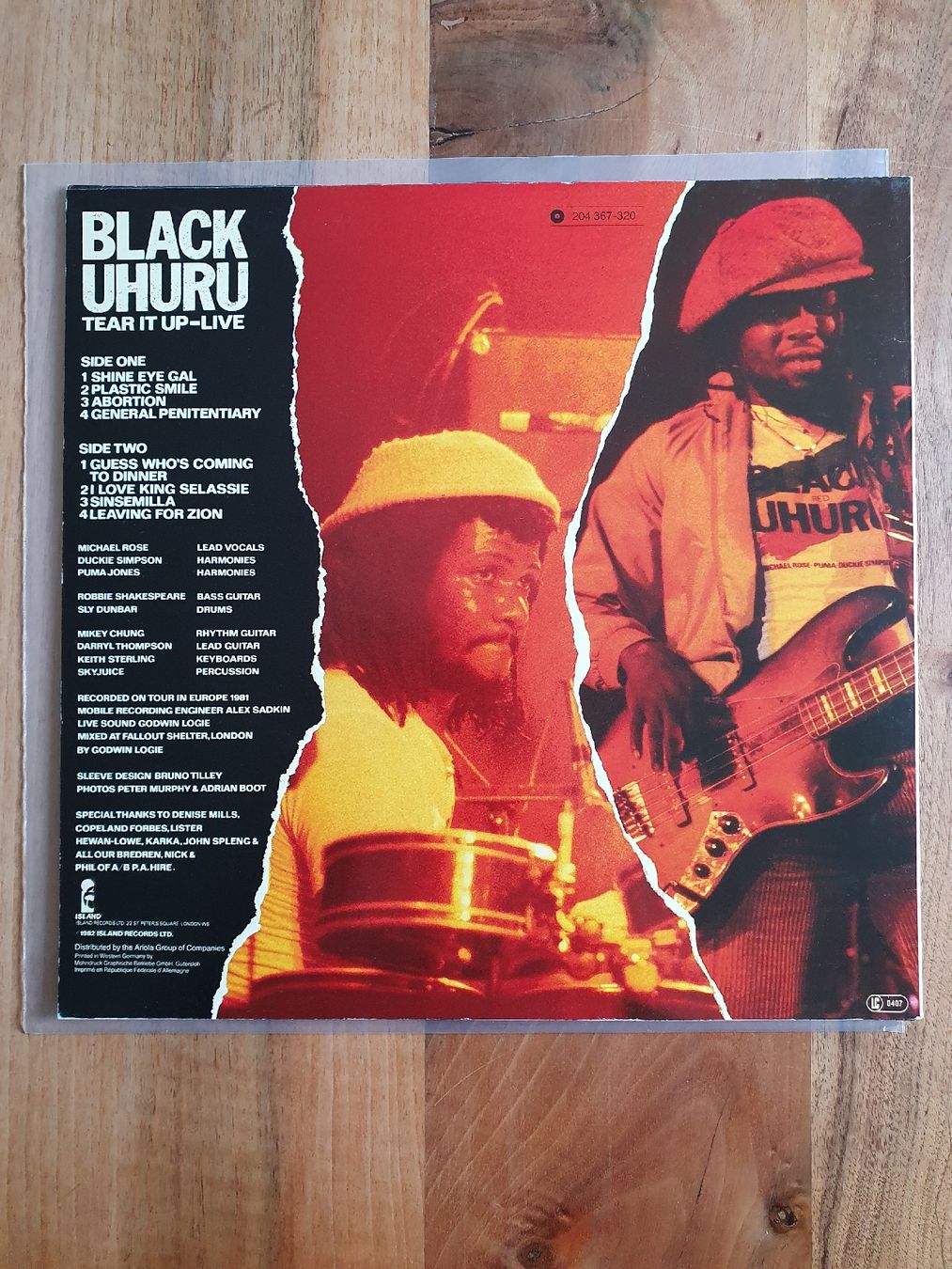Dischi in vinile: Black Uhuru - Tear it up – Usato da Sirnach venduto da dimitri1963 1