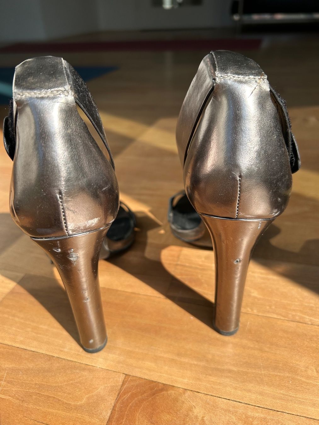 Zara Damenschuhe: High Heel Silber von Zara Gr. 37 – Gebraucht aus Zollikon von Moira55 4