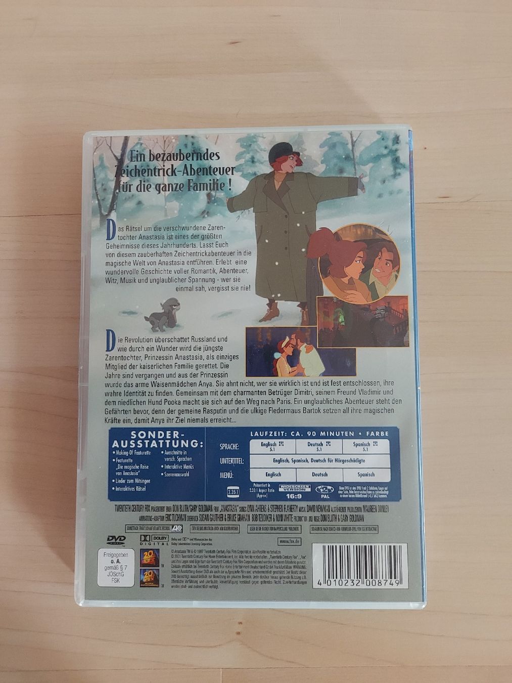Tutti i DVDs: Anastasia DVD aus 1.Hand – Usato da Kölliken venduto da arwen6 1